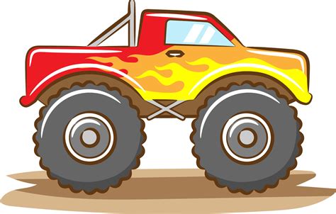 monster truck clip art free|More.